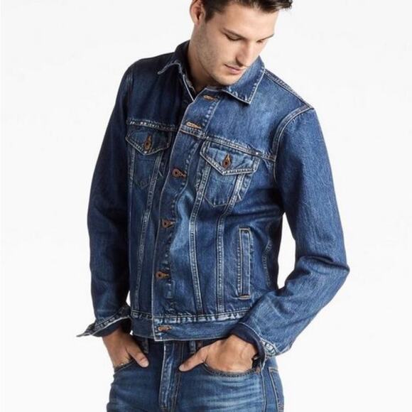 Lucky Dark Wash McKinny Denim Jacket - Picture 5 of 9